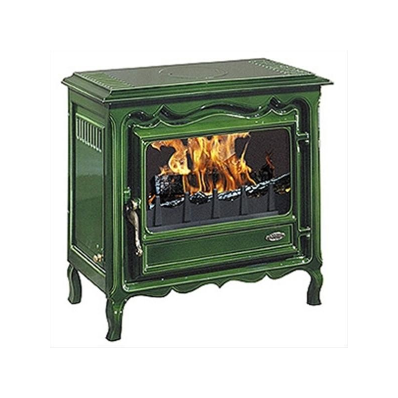 Poêle Godin RADIUM à combustion complète 1909 modifié pour l'utilisation bois