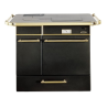 Cuisinière à  fioul Godin La châtelaine 6855 rustique émail noir