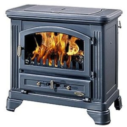 Poêle à bois NORVEGIEN 310101 Finition fonte peint de GODIN