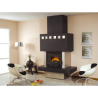 Cuisinière GODIN à bois L' Arpège noir 230157