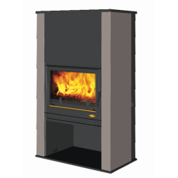 Poêle GODIN à fioul tout fonte Petit Jurassien 3803 peint anthracite