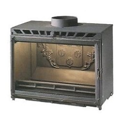 Poêle GODIN à fioul tout fonte Le Carvin 366801 peint anthracite 